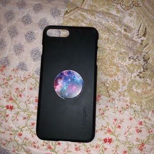 Case with pop socket